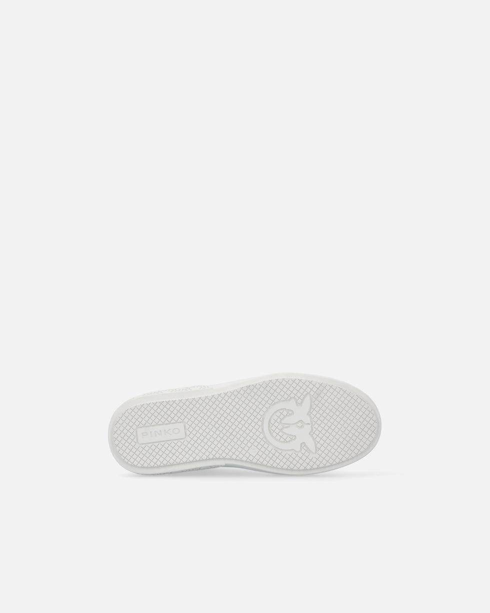 Sneakers in pelle con logo Love Birds SS0041P087 Z1B PINKO
