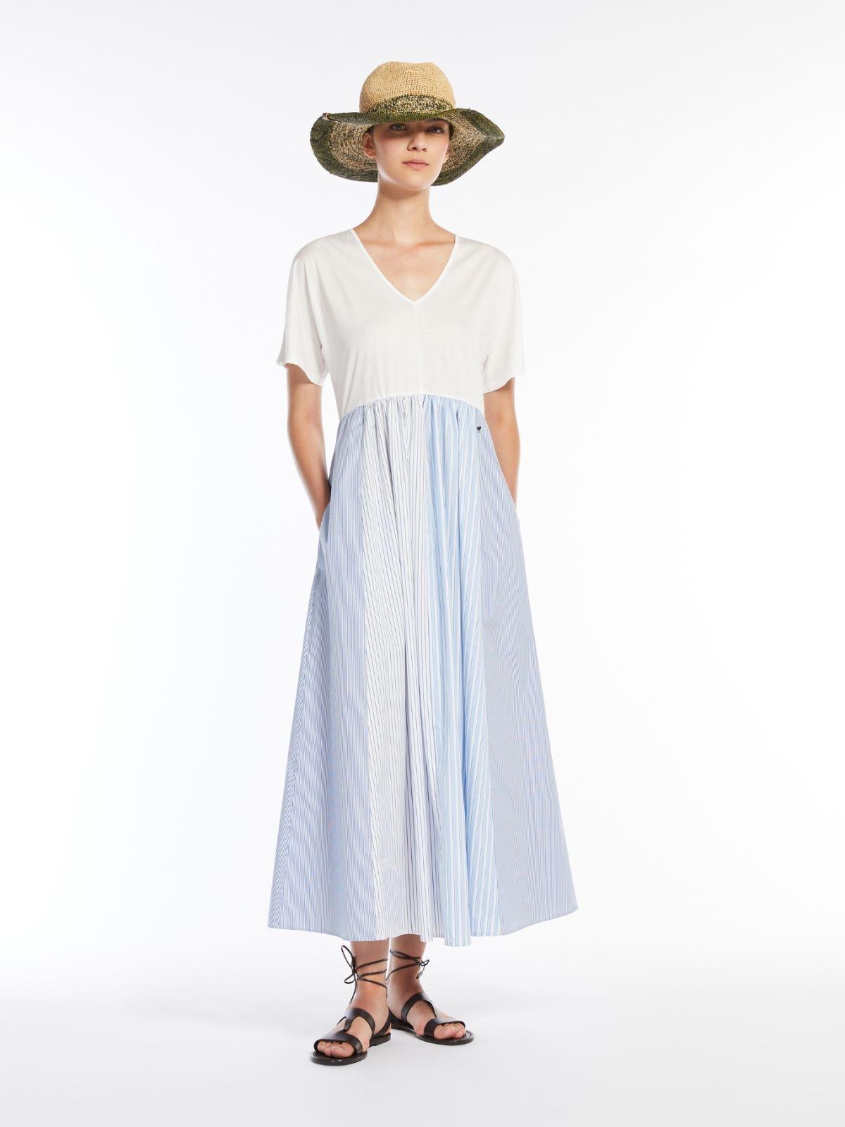 Abito donna in jersey di cotone dal volume ampio BRONZO 001 WEEKEND