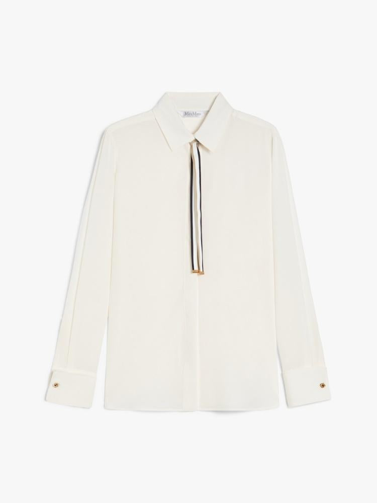 Camicia donna in seta con cravattino APOLLO 001 MAX MARA