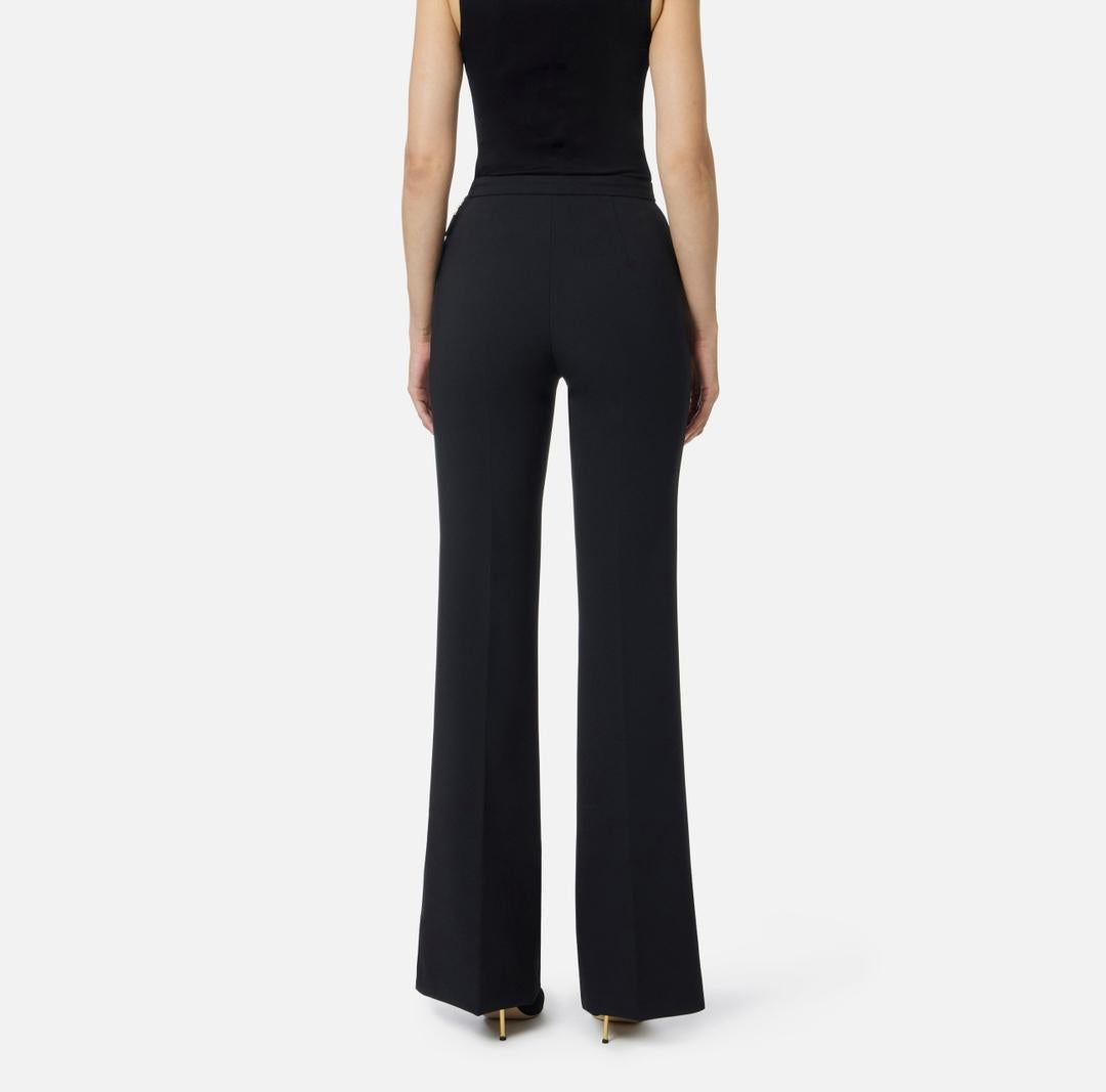 Pantaloni in doppio crêpe PA12456E2 110 ELISABETTA FRANCHI