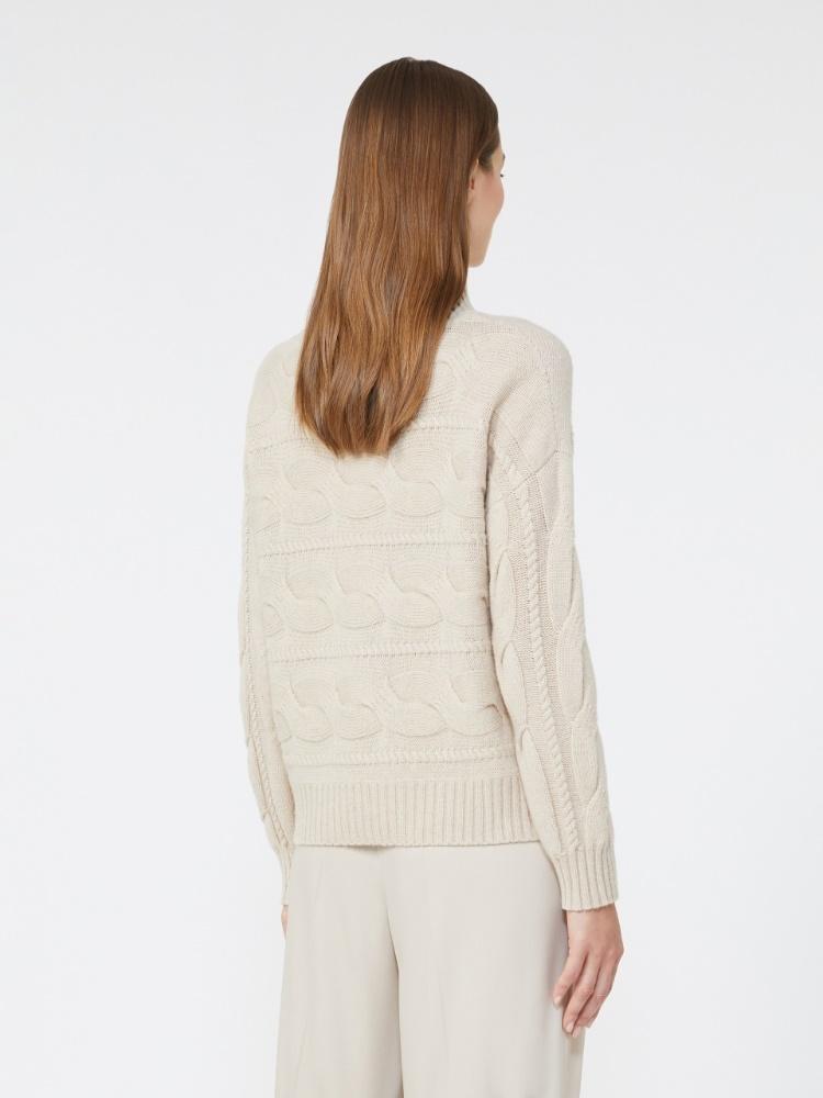 Maglia in lana e cachemire a trecce<BR/> VODKA 002 MAX MARA STUDIO