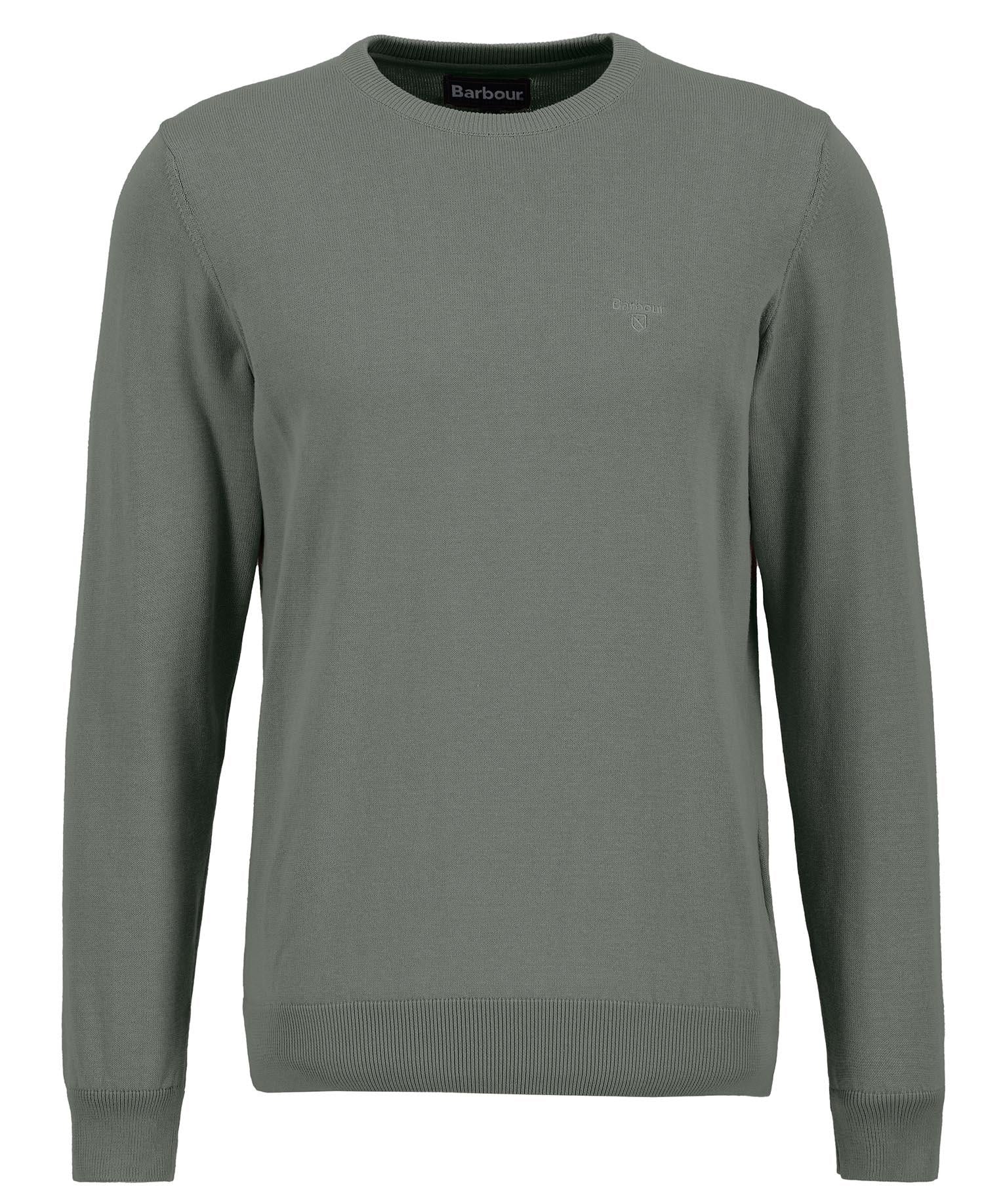 Maglione girocollo in cotone Pima<BR/> MKN0932MKN GN49 BARBOUR