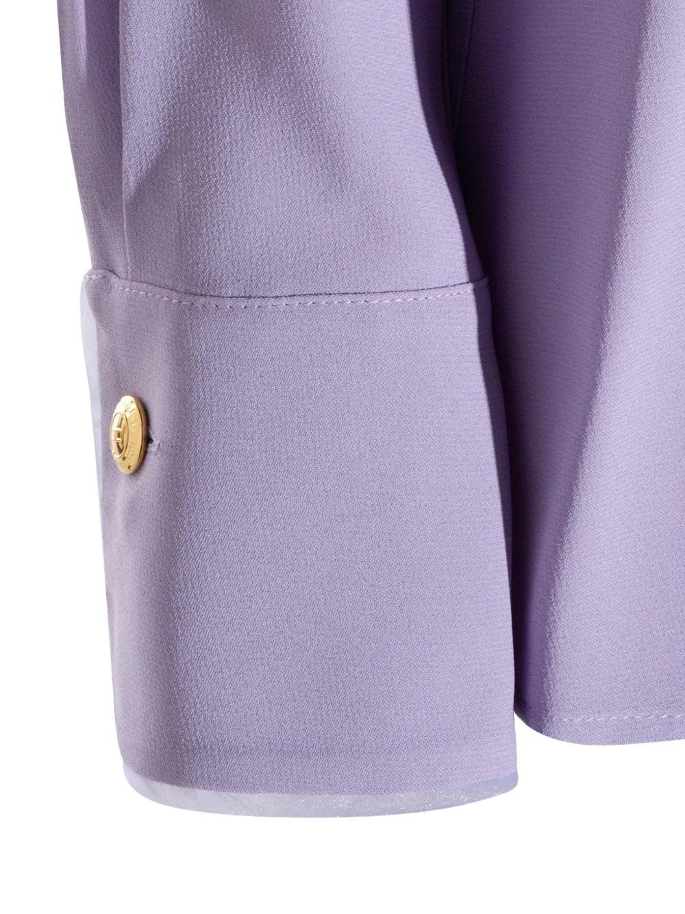Camicia in georgette di viscosa con fusciacca CA14661E2 EV7 ELISABETTA FRANCHI
