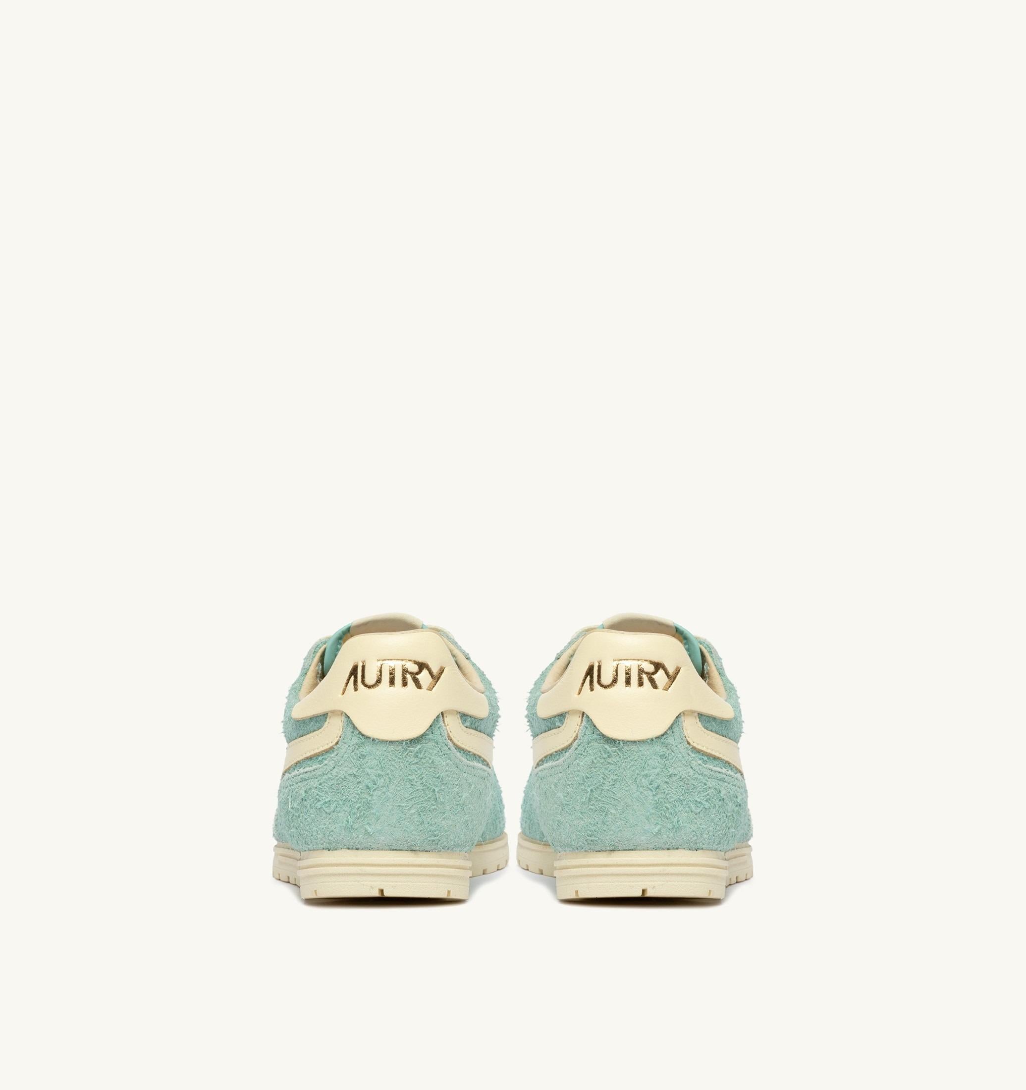 SNEAKERS WINDSPIN IN SUEDE E PELLE JASMINE E RUTABAGA<BR/> WSLW UB32 AUTRY ACTION SHOES