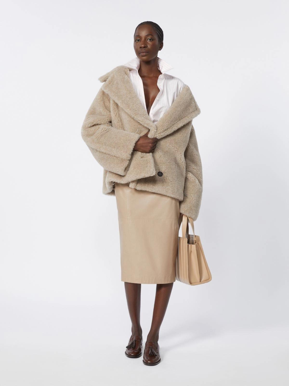 MXMCAMBUSA<BR/>Cappotto in Teddy di alpaca e cachemire MXMCAMBUSA 006 MAX MARA