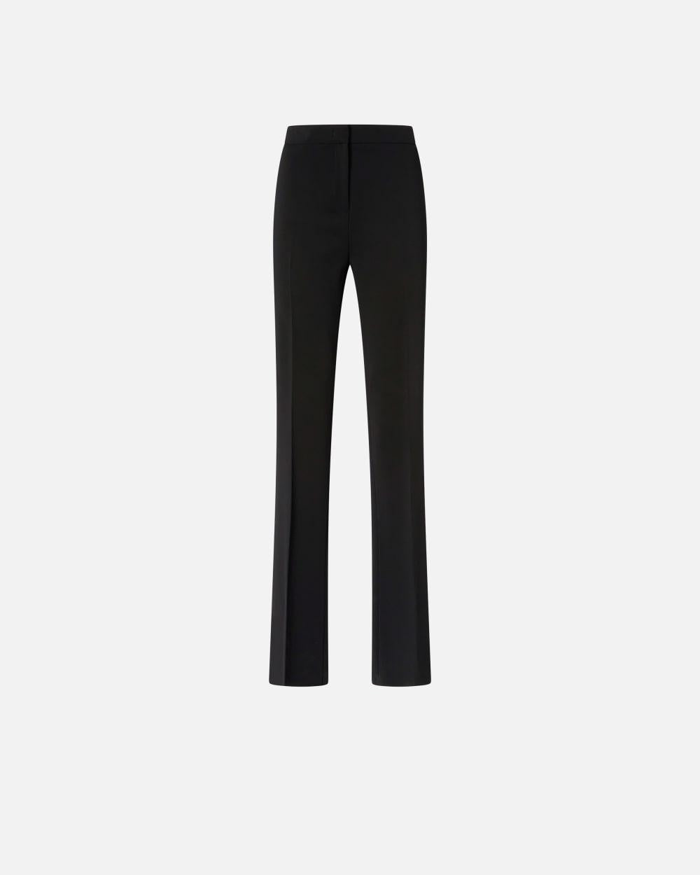 Pantaloni eleganti svasati in cady tecnico