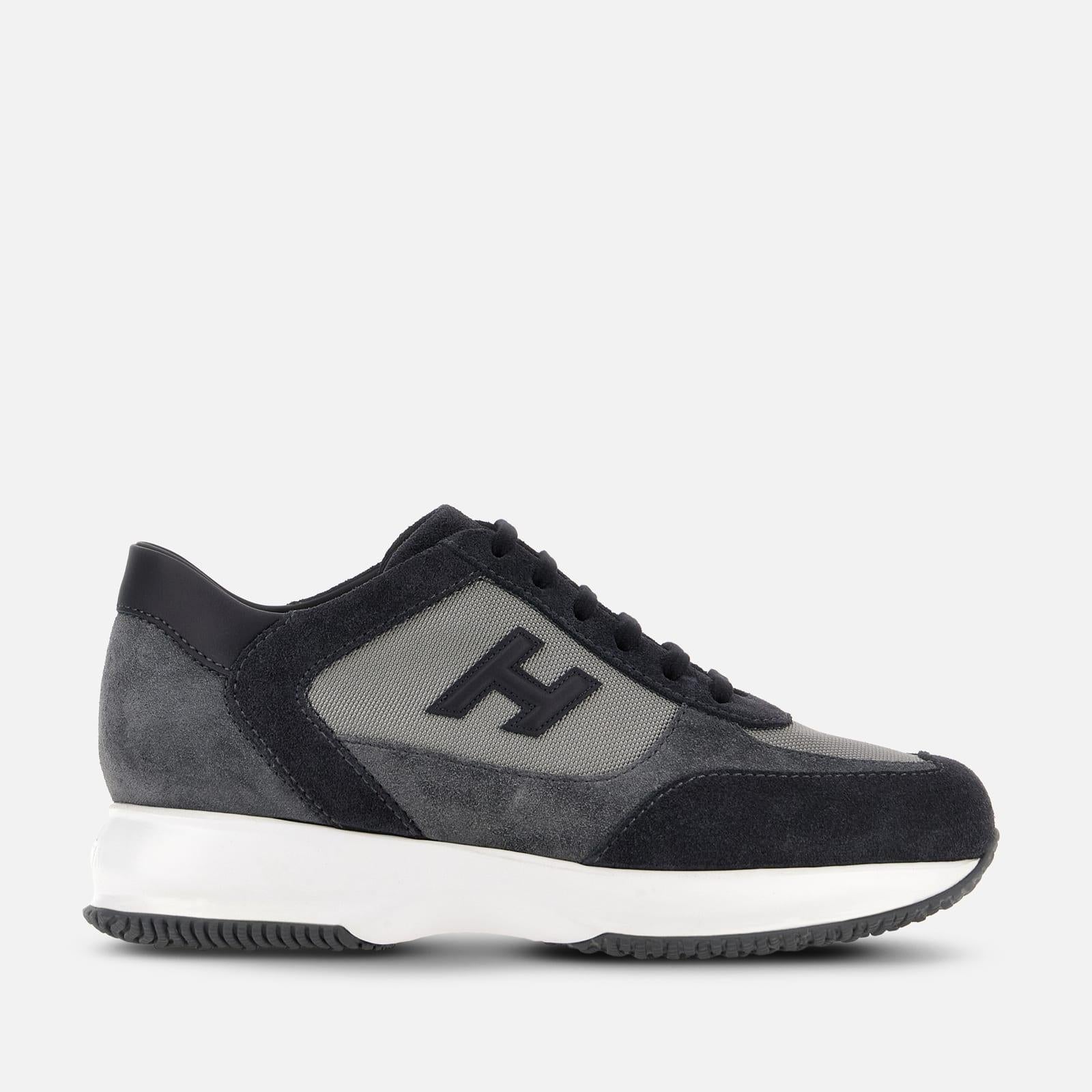 Sneakers Hogan Interactive<BR/>Blu Grigio HXM00N0I980UGO 418W HOGAN