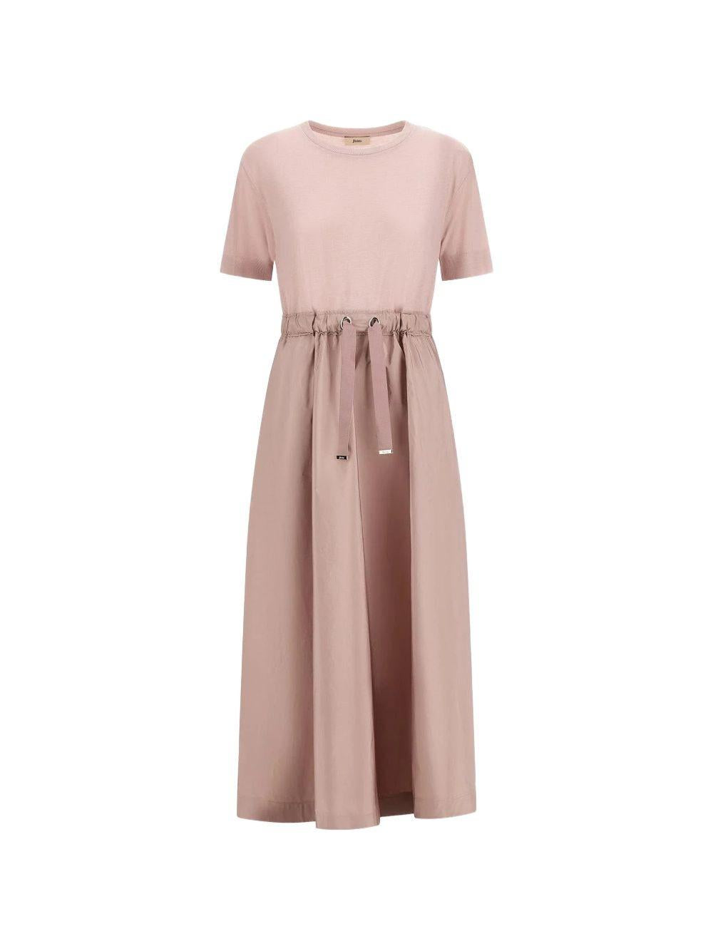 ABITO IN GLAM KNIT EFFECT E TECHNO TAFFETÀ<BR/> AB000032D52056 4035 HERNO
