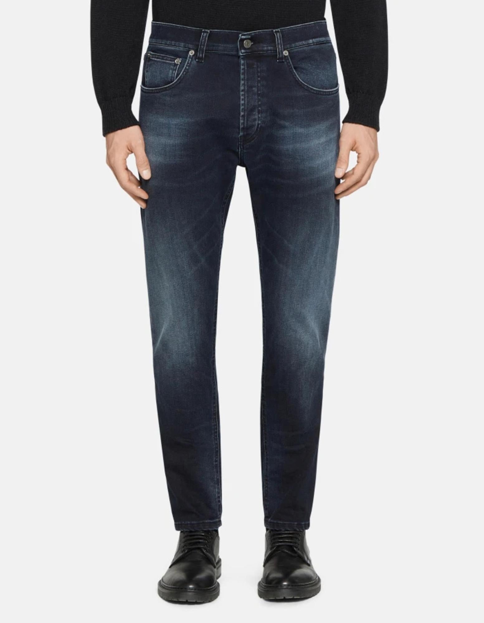 Jeans uomo Dian in denim stretch carrot