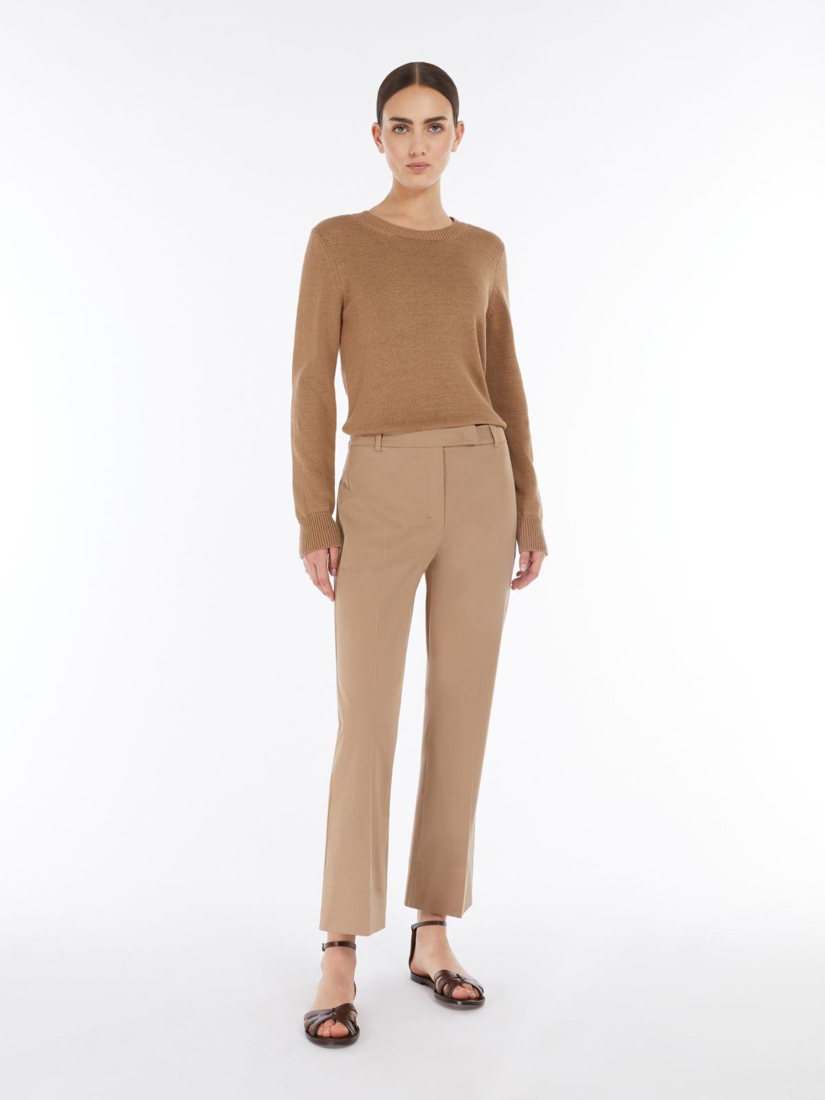 Pantalone skinny in cotone rasato FELICE 003 S MAX MARA