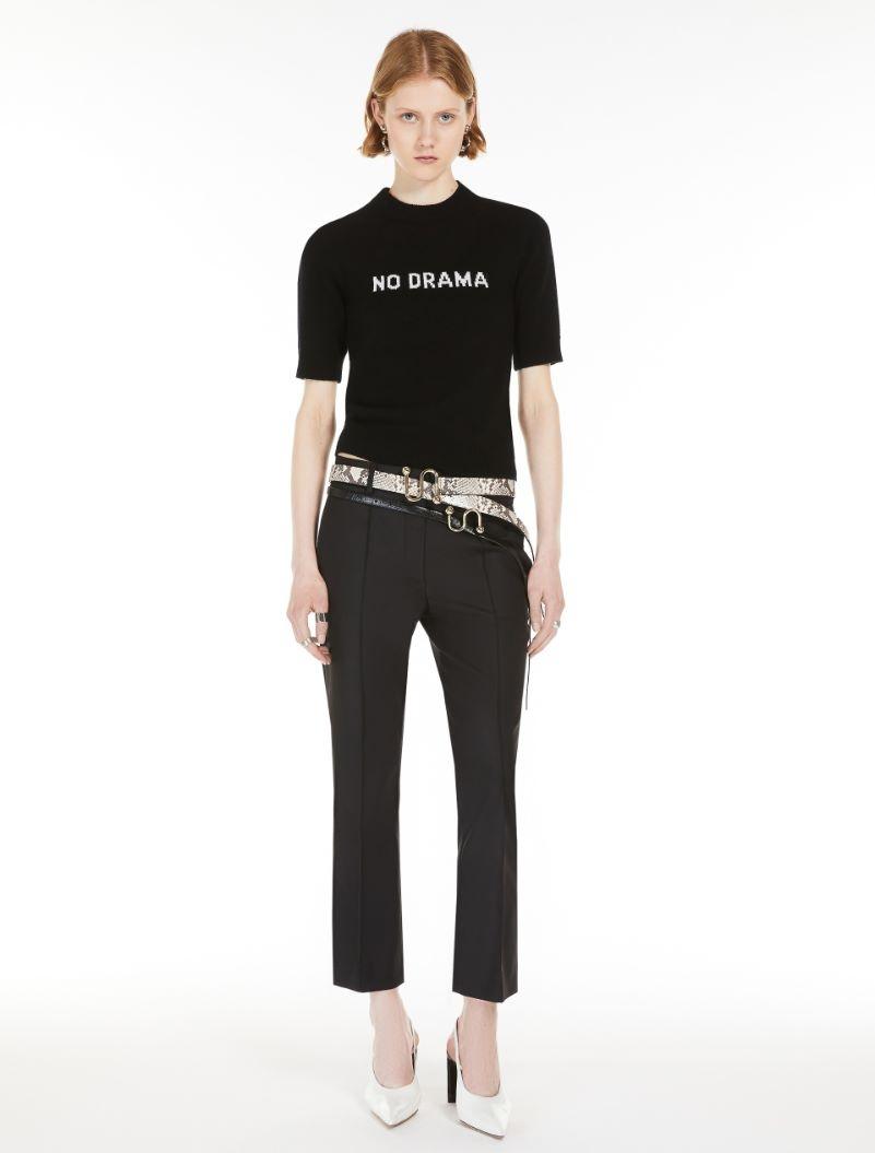 Pantalone flare in cotone stretch<BR/> ASIAGO 005 SPORTMAX
