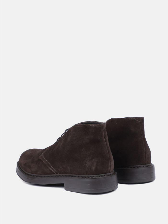 CHUKKA<BR/>Stivaletto in suede T. di moro 3237BRUGES TERRA DOUCAL'S