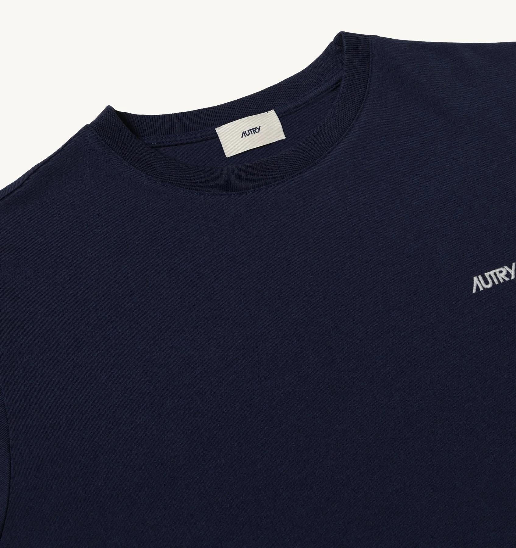 T-SHIRT LOGO AUTRY RICAMATO UOMO TSPM A7CB AUTRY ACTION SHOES