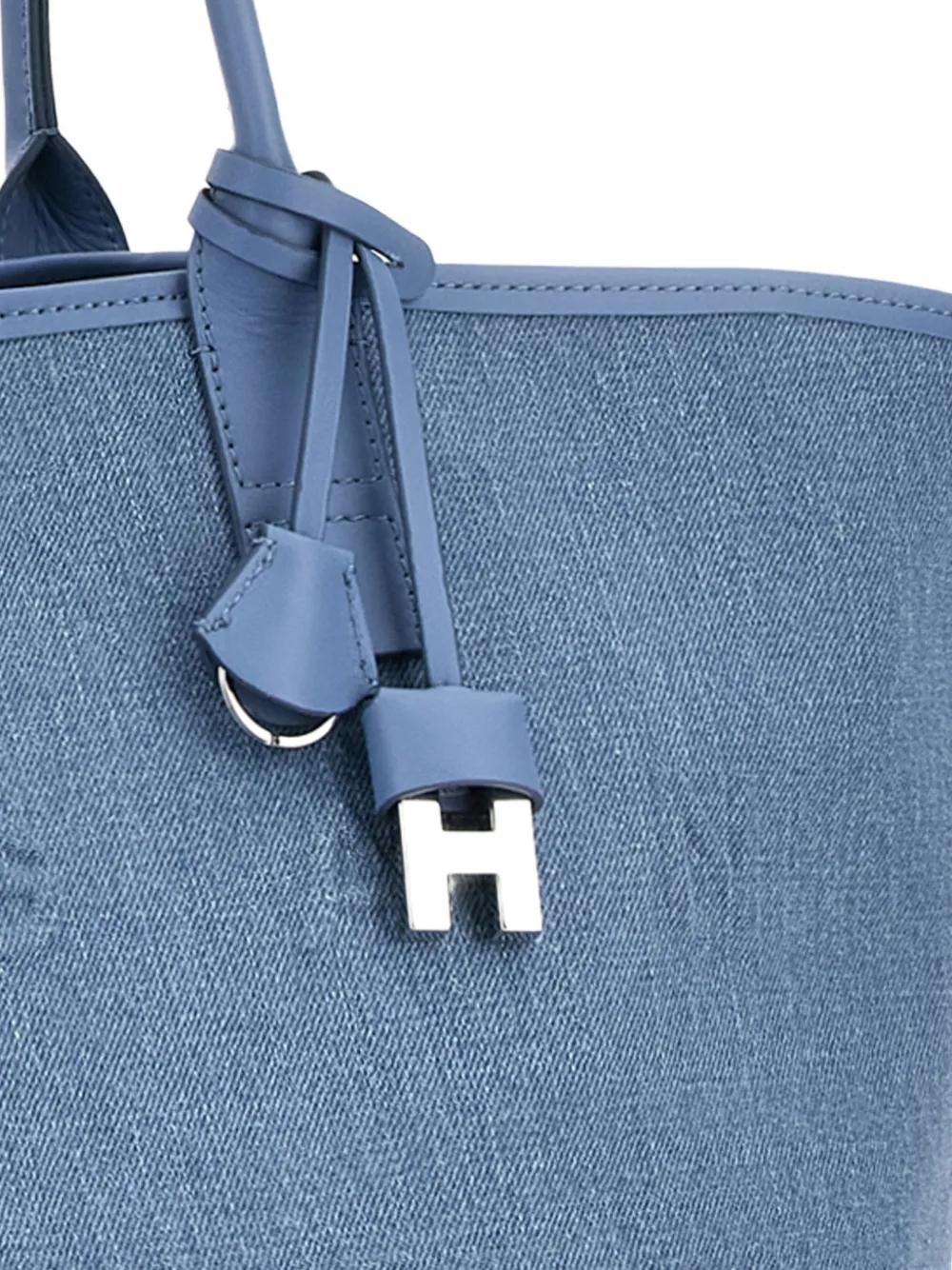 Hogan Address Small Blue Shopping Bag KBW01TA2200UU8 7E02 HOGAN