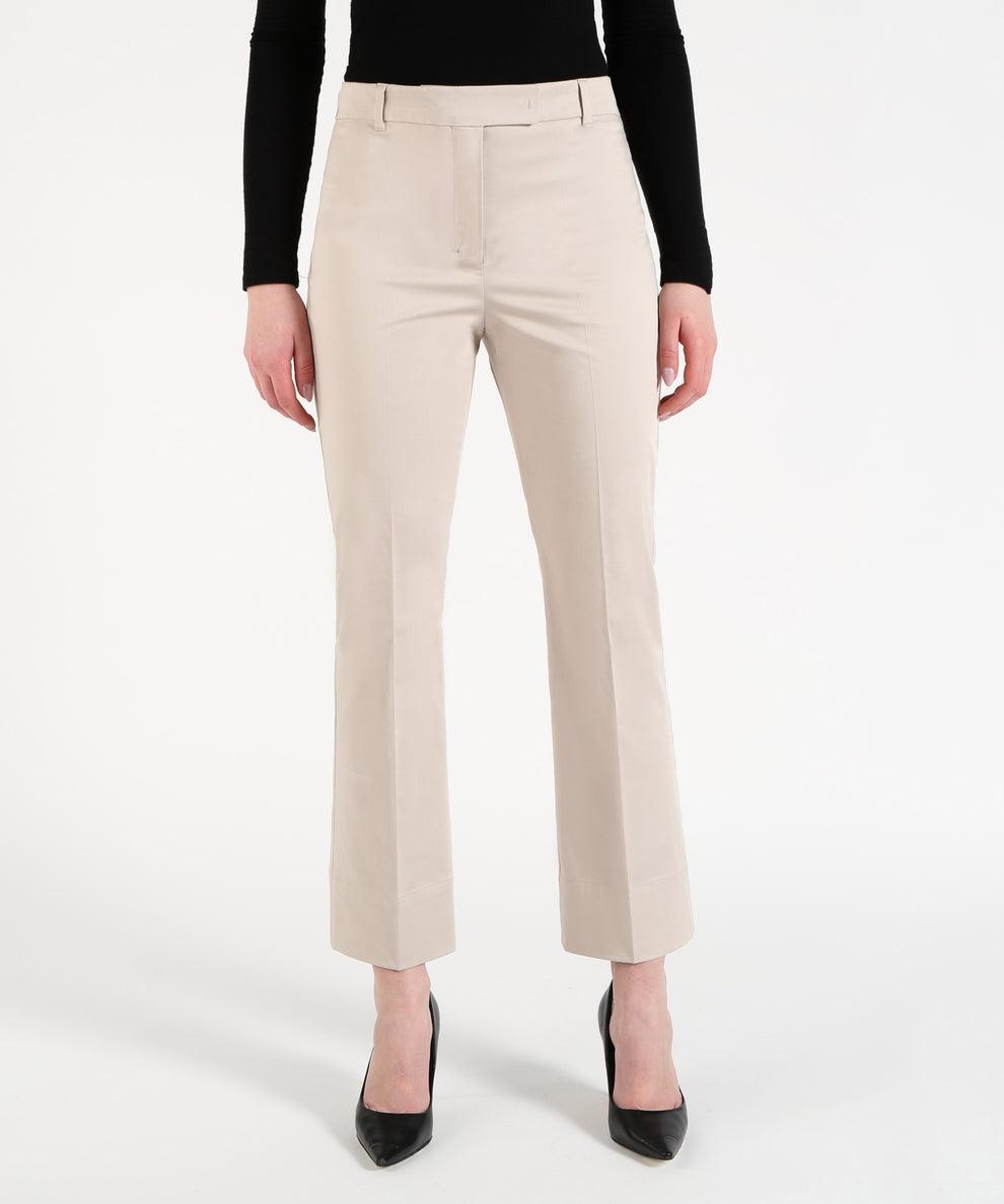 Pantalone skinny in cotone rasato FELICE 002 S MAX MARA