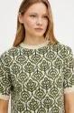 T-shirt in maglia di viscosa jacquard ZUFOLO 011 WEEKEND
