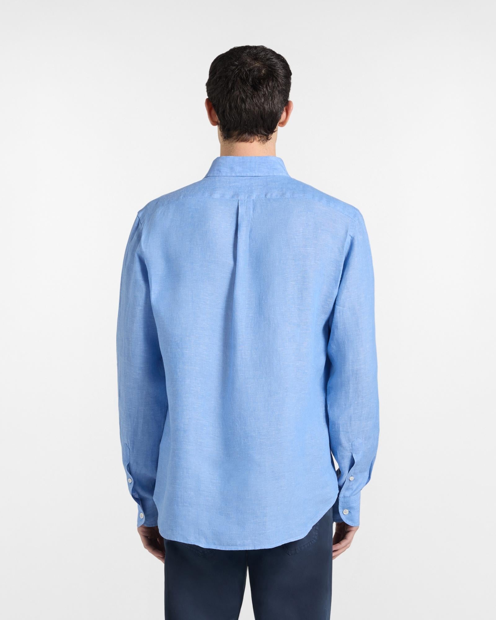 Camicia in puro lino regular fit<BR/> CRQ014010883B 844 HARMONT & BLAINE