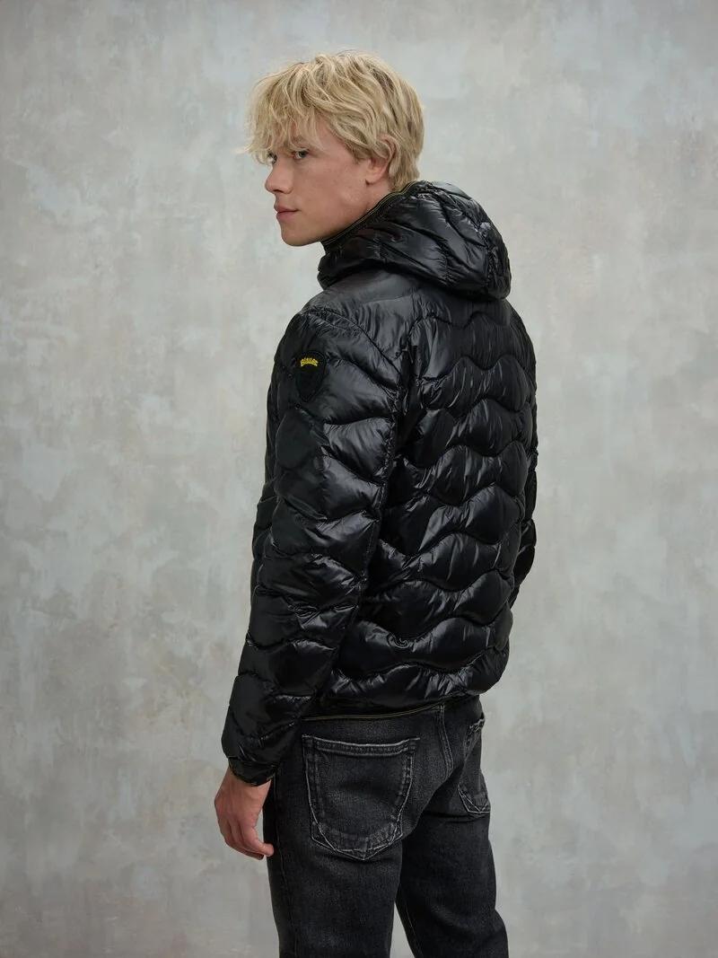 PIUMINO AD ONDE WAVE<BR/> BLUC03074 6355/999 BLAUER