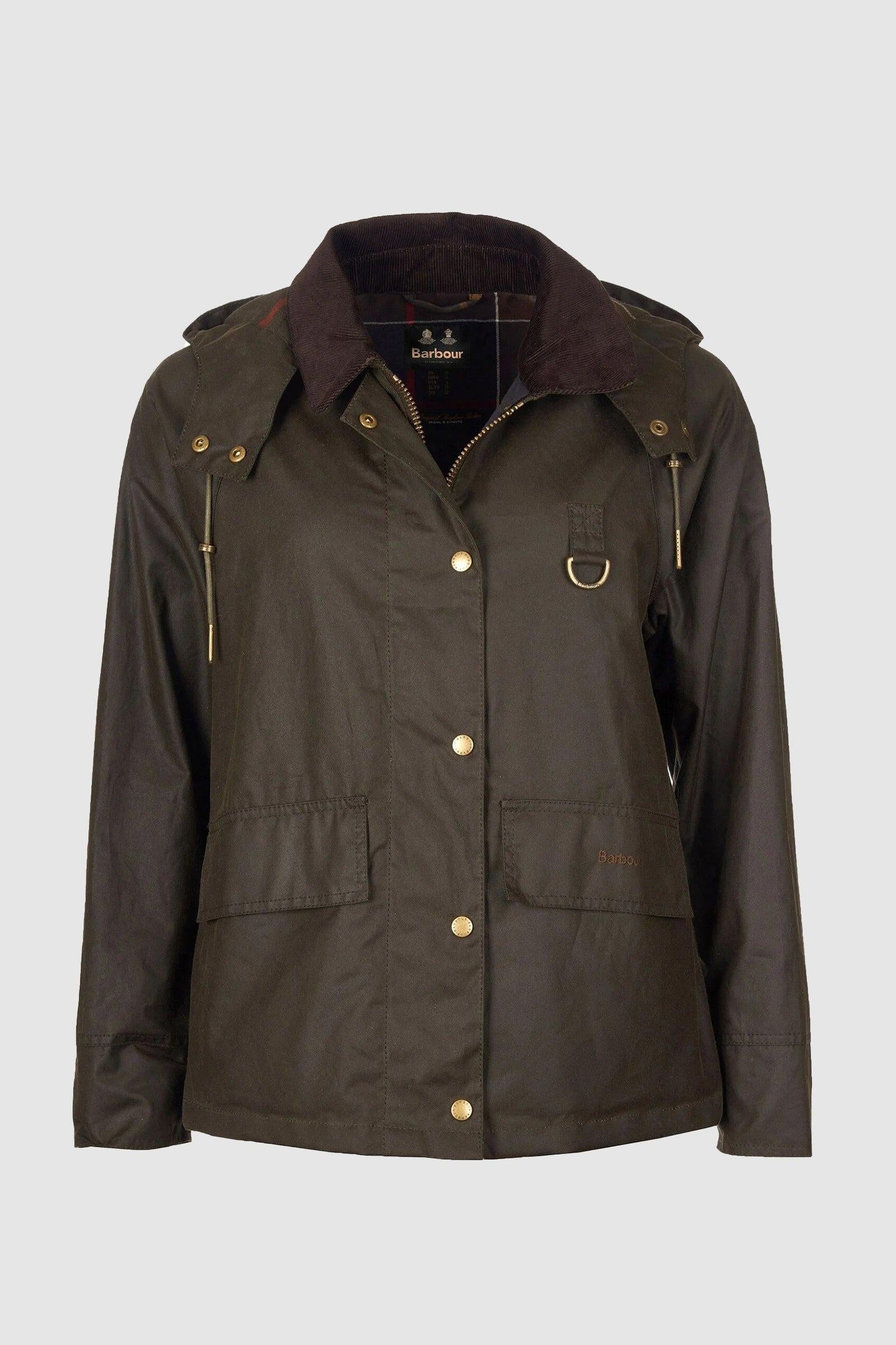 Giacca donna in cotone cerato Spey LWX1081 OL71 BARBOUR