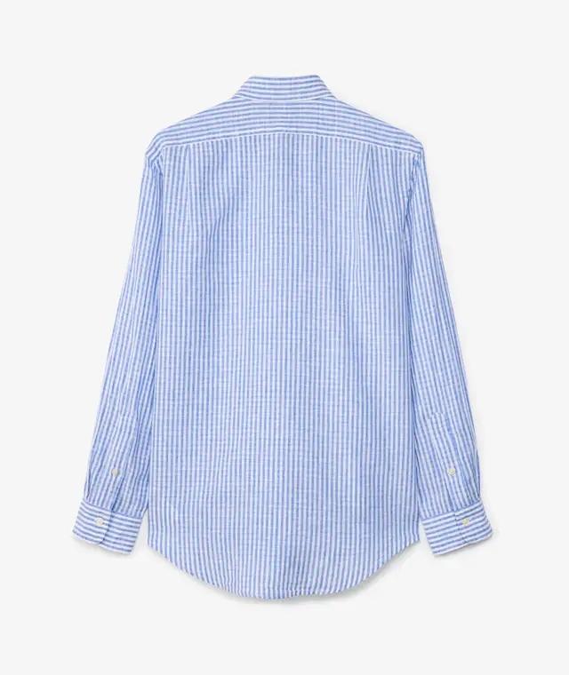 Camicia uomo in misto cotone e lino 710B16700 001 RALPH LAUREN
