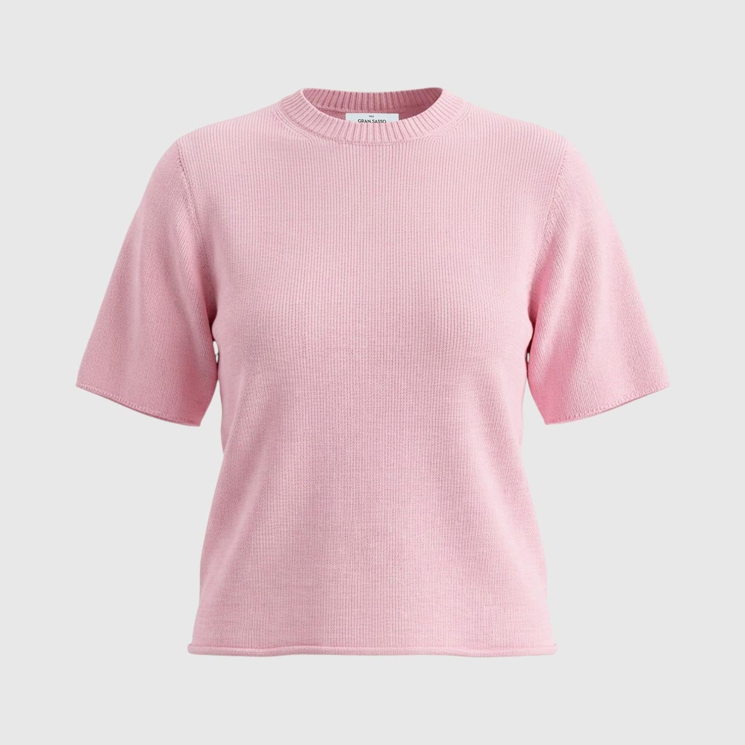 T-shirt in maglia rasata a 2 fili 2422013835 206 GRAN SASSO