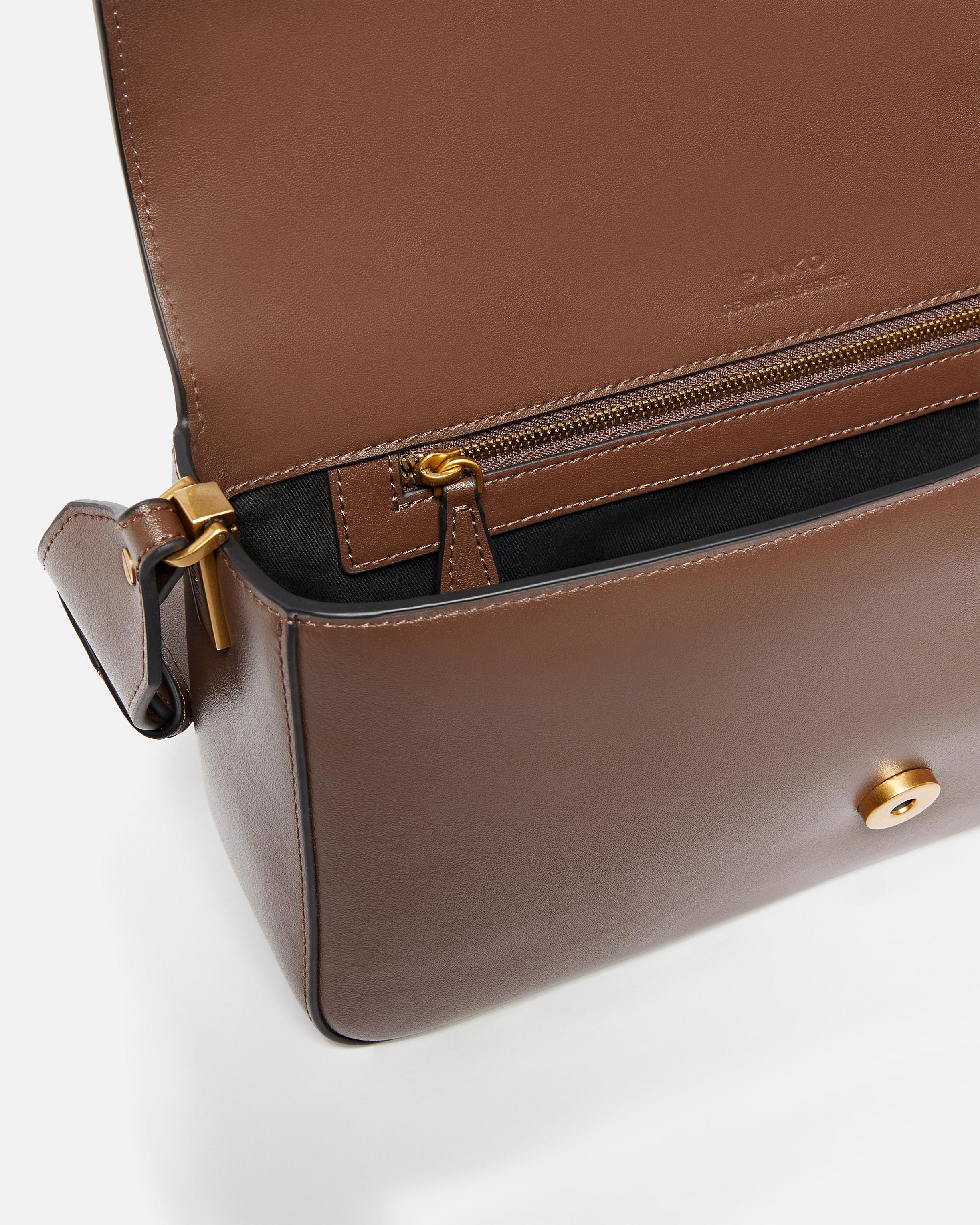 Borsa morbida a spalla Love Bag grande in pelle<BR/><BR/> 104524A0QO L74Q PINKO