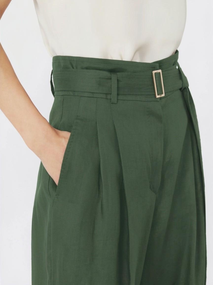 Pantalone in tela di lino MSTMATERIA 037 MAX MARA STUDIO