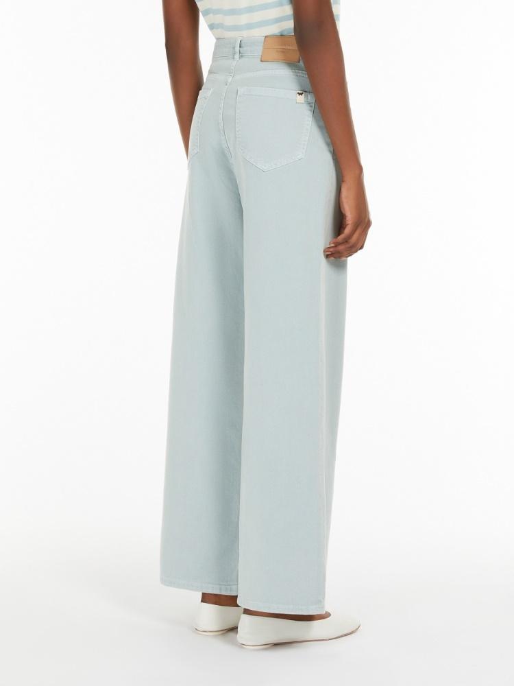 Pantalone donna wide leg in drill di cotone MEDINA 011 WEEKEND