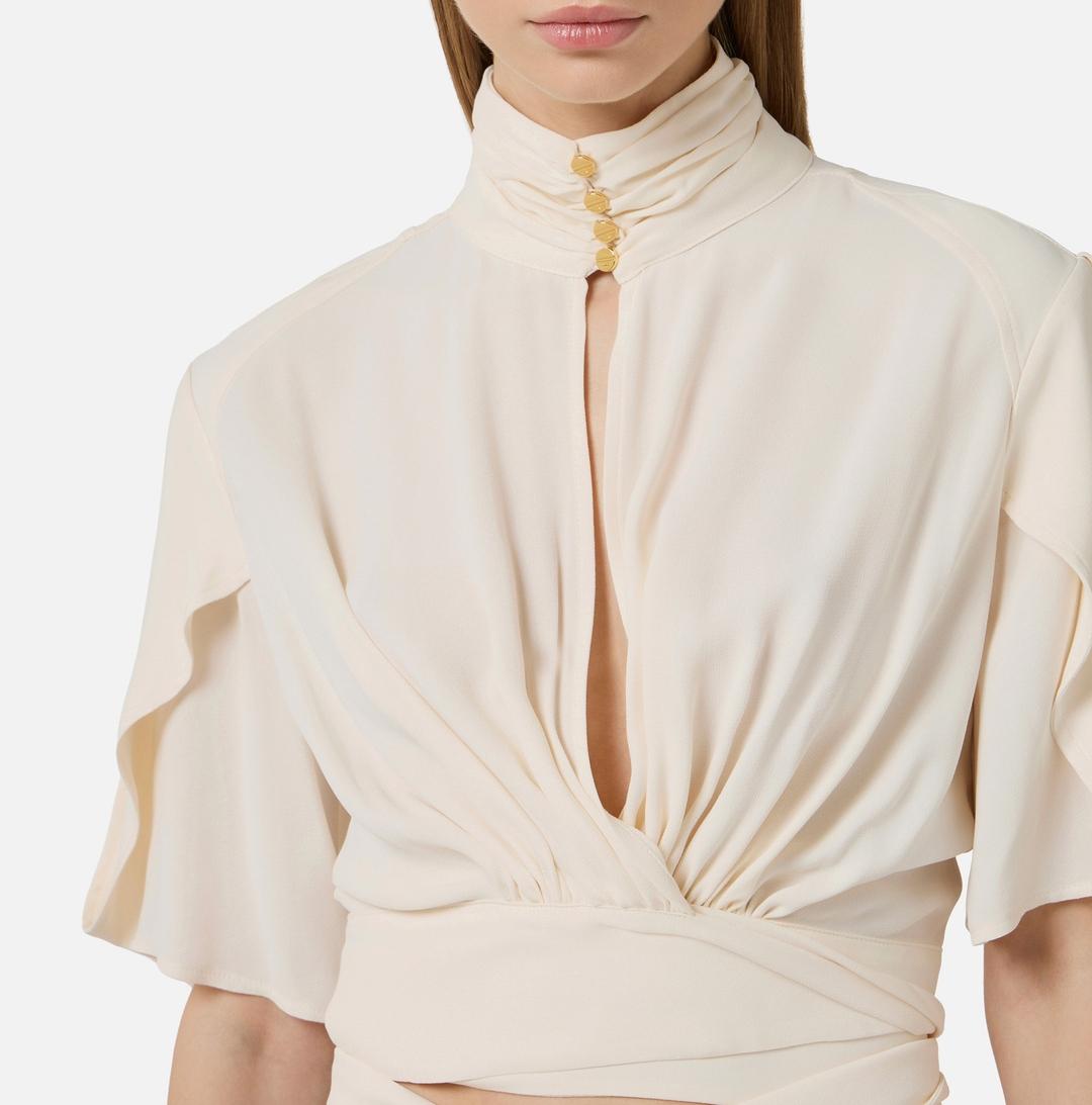 Blusa in georgette di viscosa CA15862E2 193 ELISABETTA FRANCHI