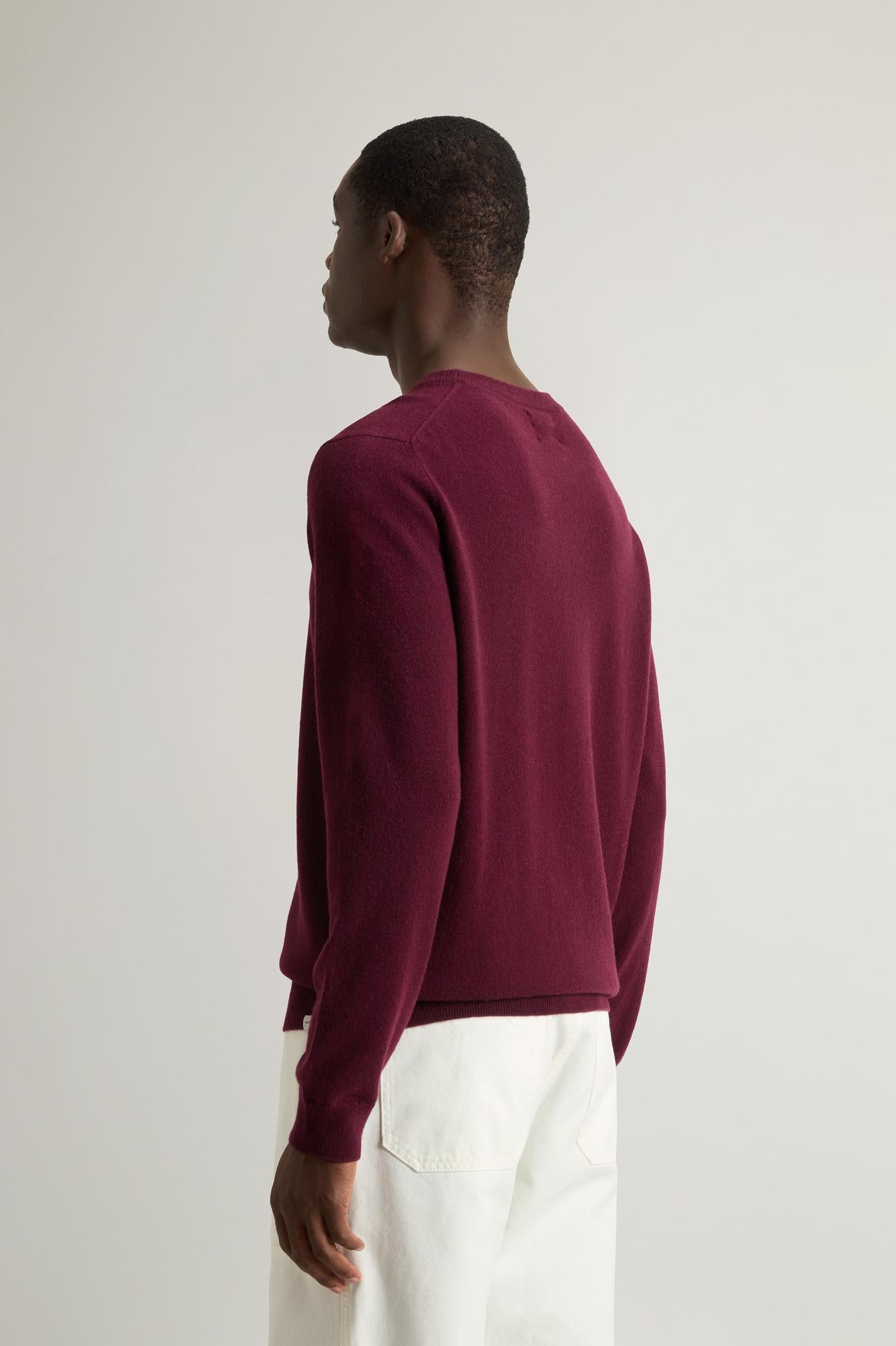 Maglione uomo in pura lana girocollo
