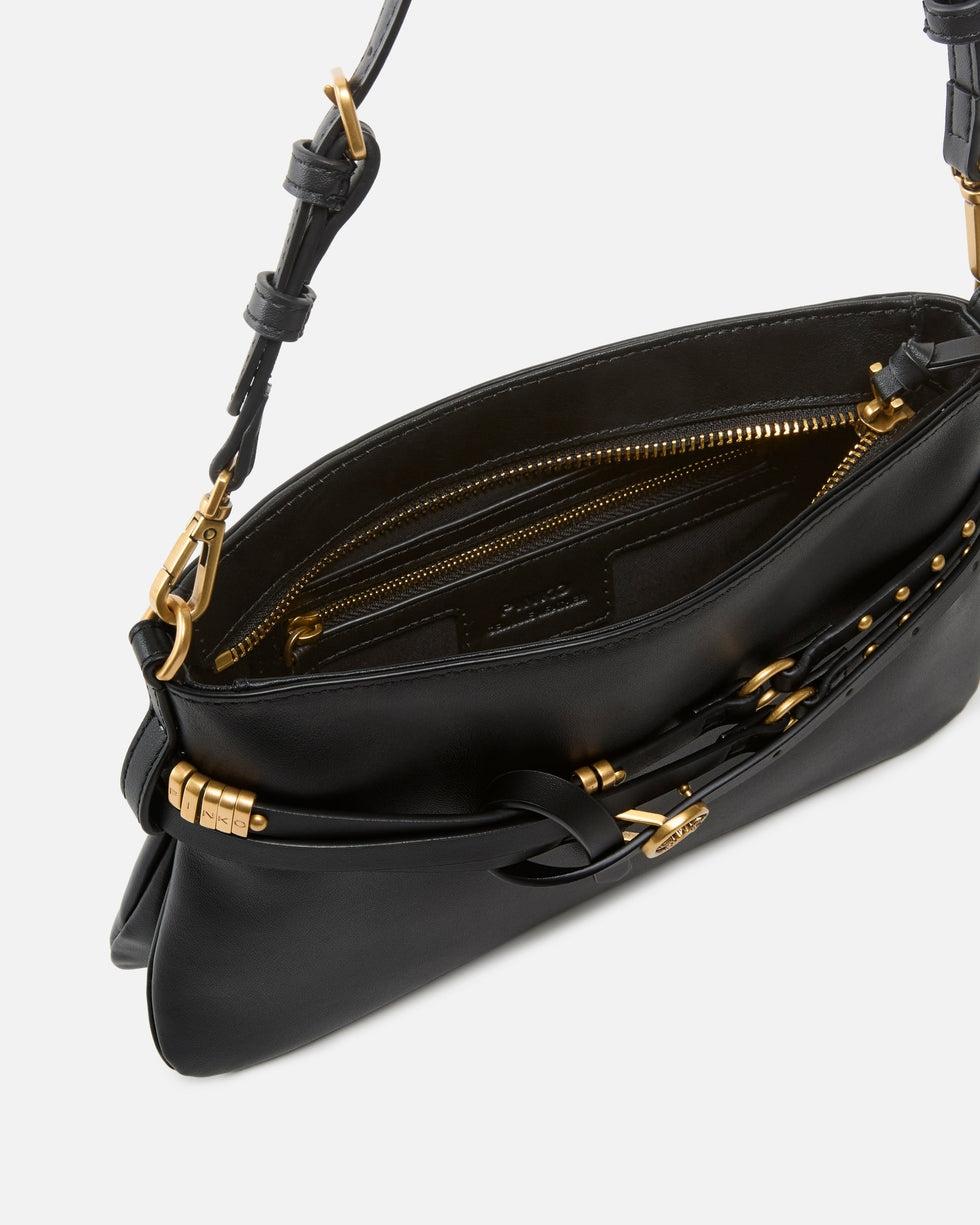Borsa a spalla piccola Belt Bag Mini in pelle<BR/> 106177A0QO Z99Q PINKO