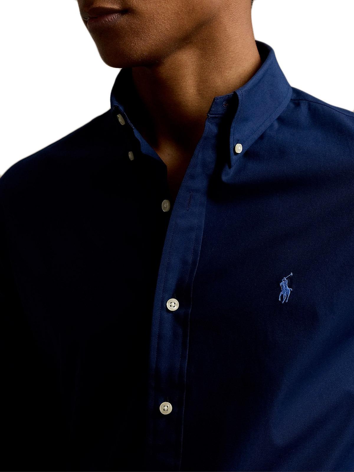 Camicia uomo in cotone elasticizzato 710928254 001 RALPH LAUREN