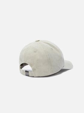 Cappellino Davis con visiera in cotone beige con logo ricamato<BR/> DAS0004 07566L MC2 SAINT BARTH