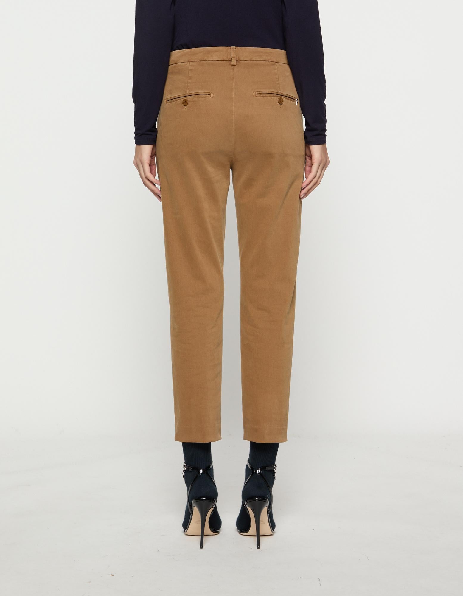 Pantalone donna in gabardina stretch Nima