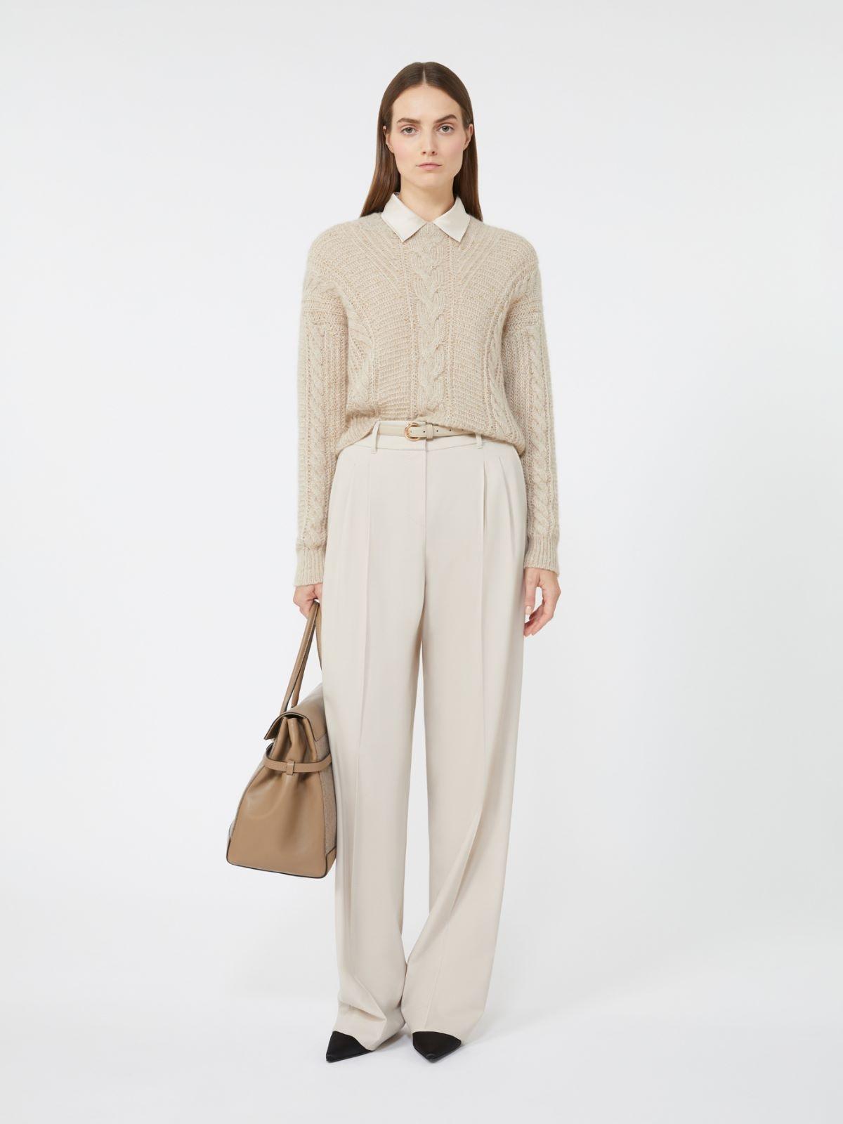 Maglia boxy in mista alpaca CRASSO 001 MAX MARA STUDIO