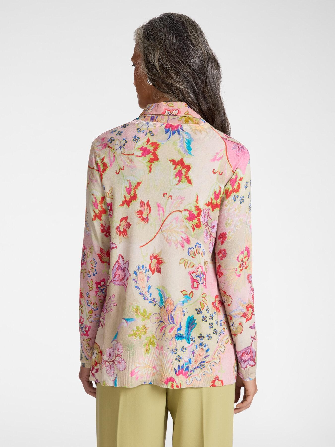 Maglia stampata misto viscosa<BR/> M604Z000745N S3 ELENA MIRO