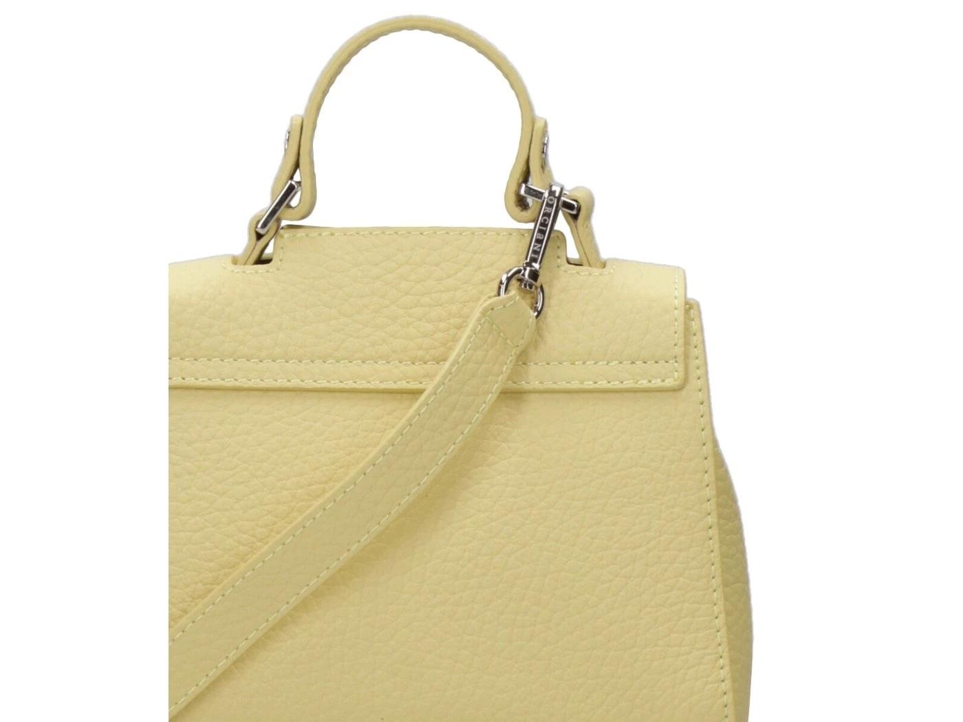 Borsa Sveva Soft Mini a mano in pelle con tracolla<BR/> B02019SOF CEDRO ORCIANI