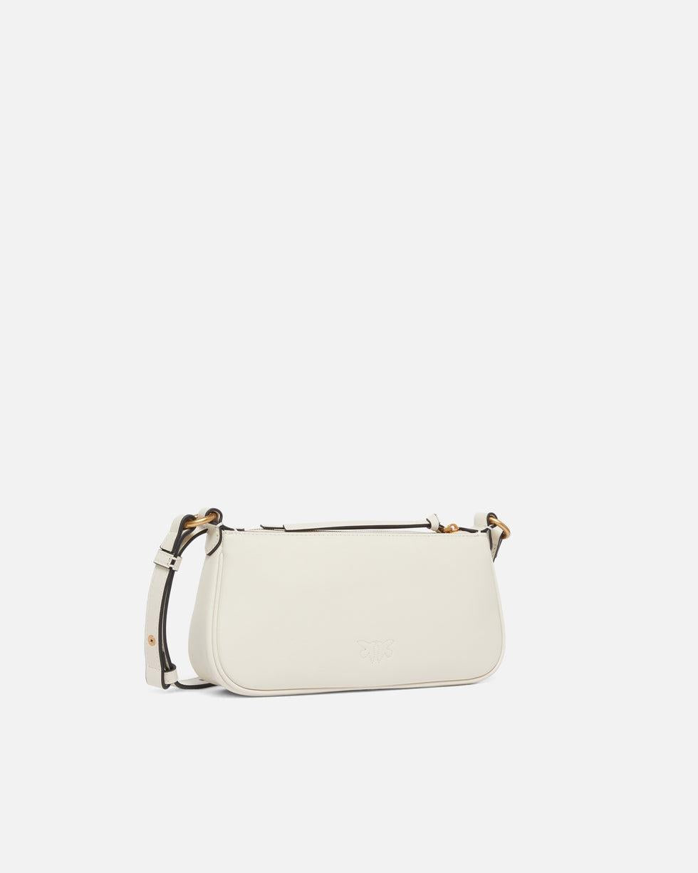 Borsa a tracolla Mini Half Moon in pelle<BR/> 105069A0QO Z14Q PINKO