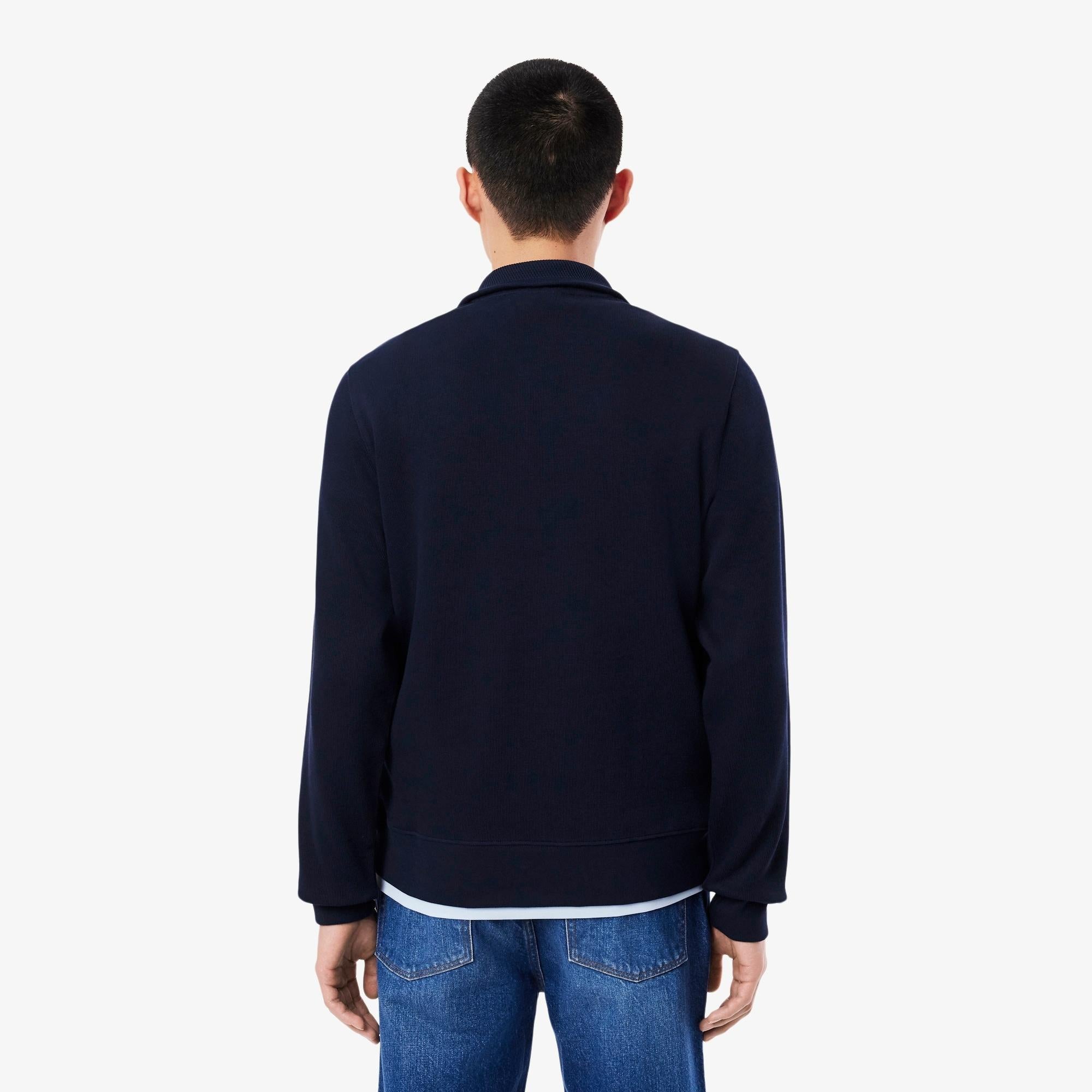 Maglia in cotone a mezza zip SH1927 166 LACOSTE