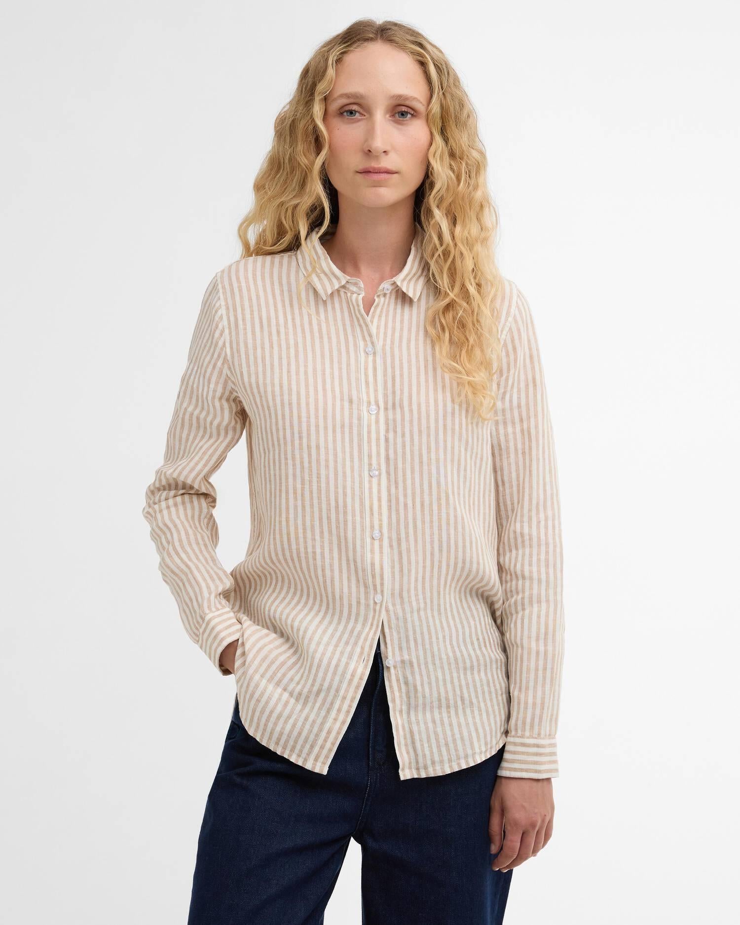 Camicia a maniche lunghe Marine dalla vestibilità comoda<BR/> LSH1315LSH PI92 BARBOUR