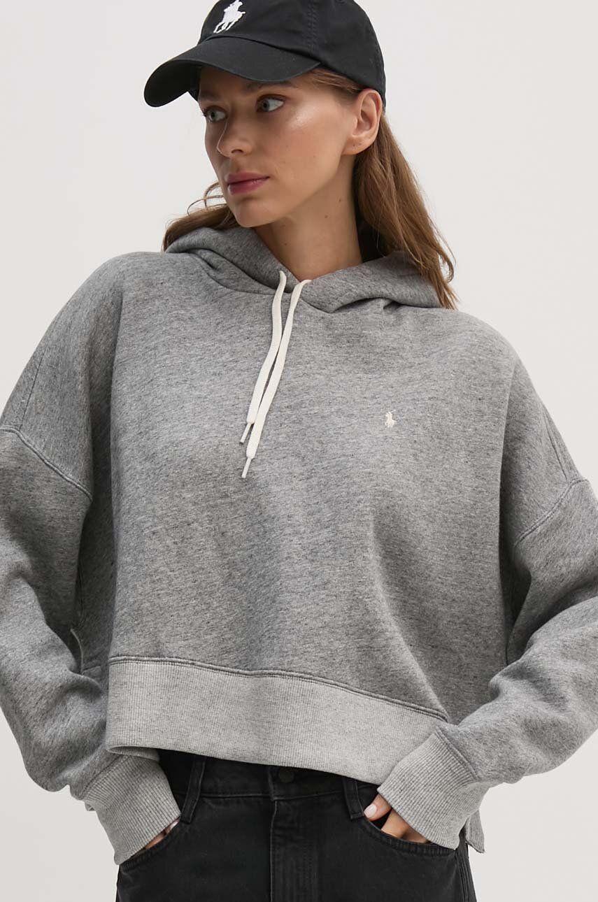 Women's melange knit hoodie
