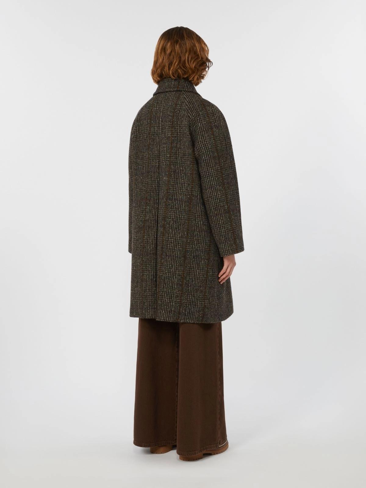 Cappotto midi in lana Principe di Galles PITONE 001 WEEKEND