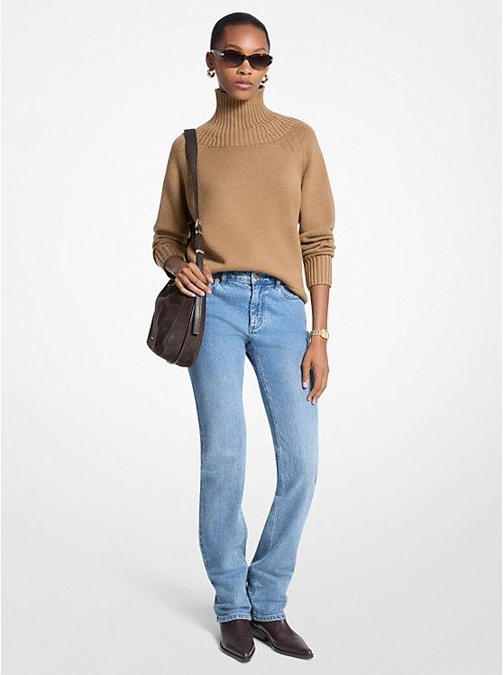 Pullover dolcevita in lana<BR/> MF561CGF2G 211 MICHAEL KORS