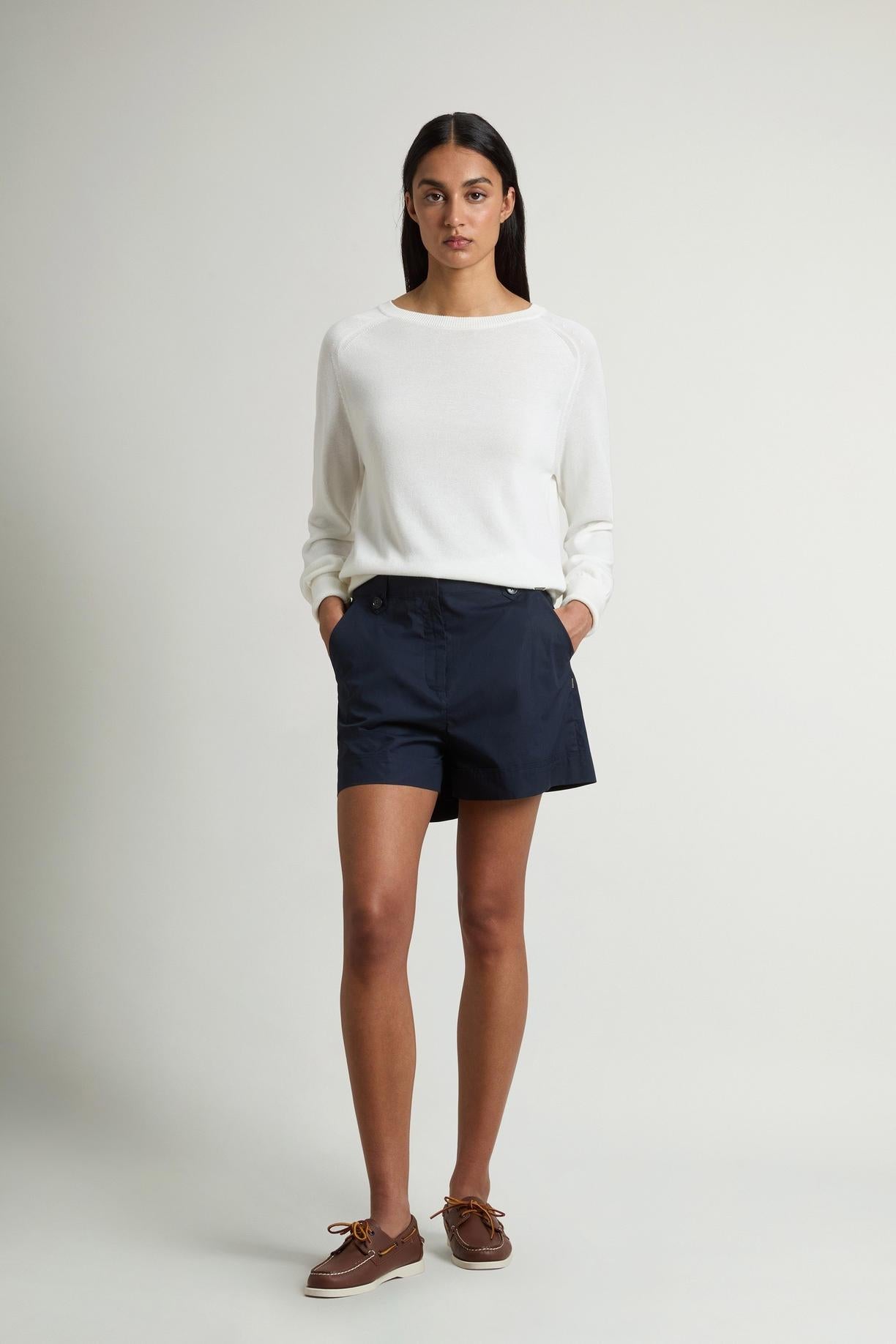 Pantaloncini in popeline di puro cotone<BR/> CFWWSH2001FRUT3944 3989 WOOLRICH