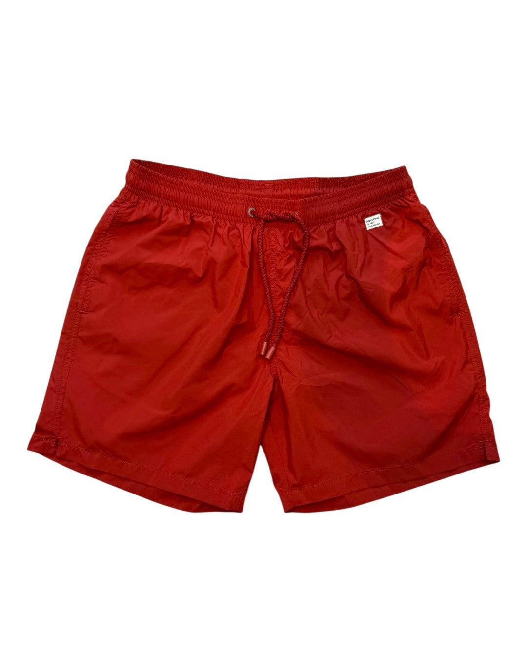 Pantaloncini da bagno ultraleggeri Pantone 47 Rosso mattone LIG0004 01672L MC2 SAINT BARTH