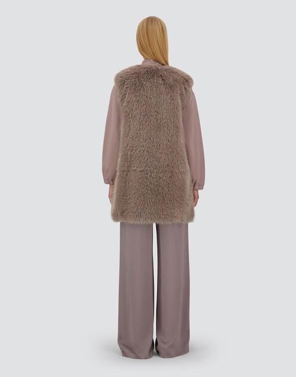 GILET RESORT IN FULLNESS FAUX FUR GC00065DR12627 4400 HERNO