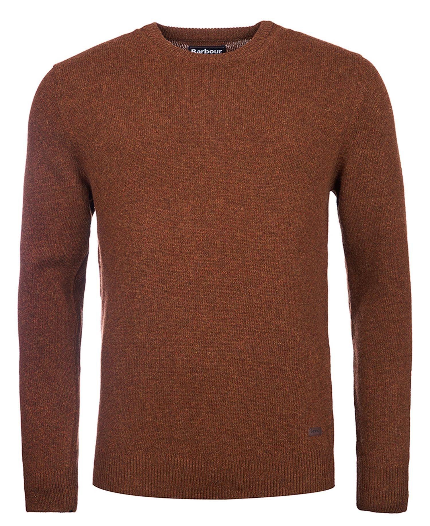 Men's crew neck sweater in merino wool
