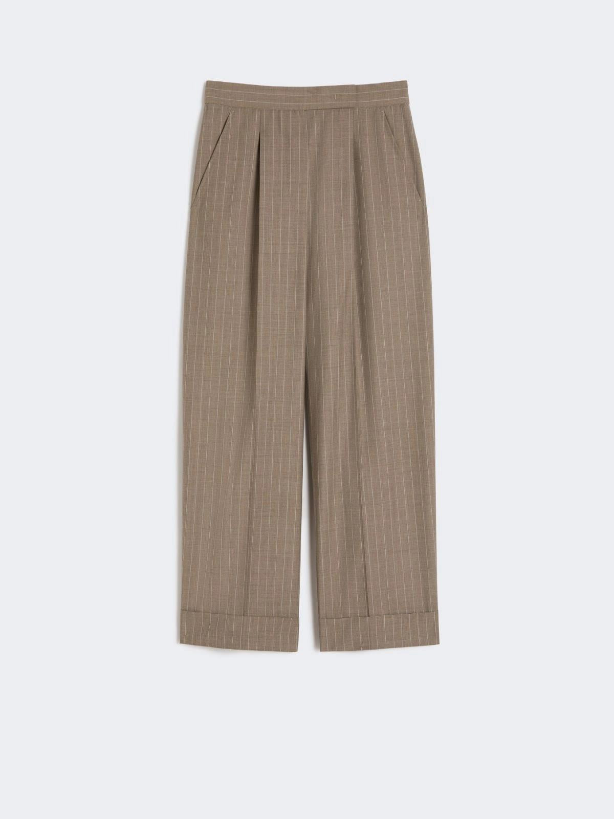 MXMMANETTA<BR/>Pantalone in lana gessata MXMMANETTA 001 MAX MARA