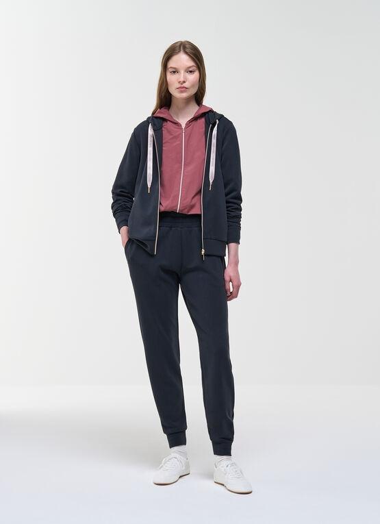 Felpa full zip in cotone modal<BR/> 92101YH 99 COLMAR