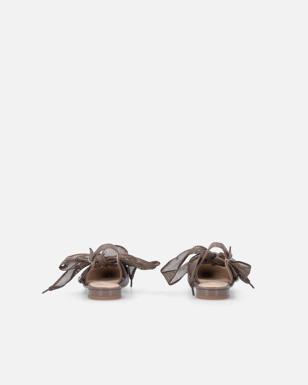 Ballerine slingback con lacci<BR/> SD0547P003 M28 PINKO